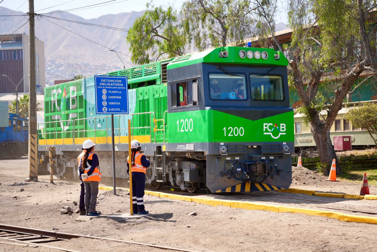 Hito sustentable: Primera locomotora a hídrogeno verde de latinoamérica recorrío Antofagasta