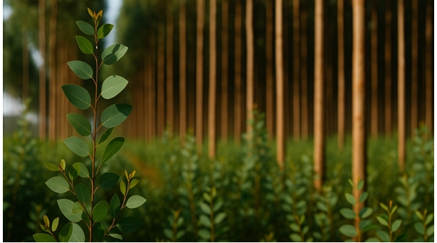 Desarrollan eucalipto editado que requiere menos energía para producción de celulosa