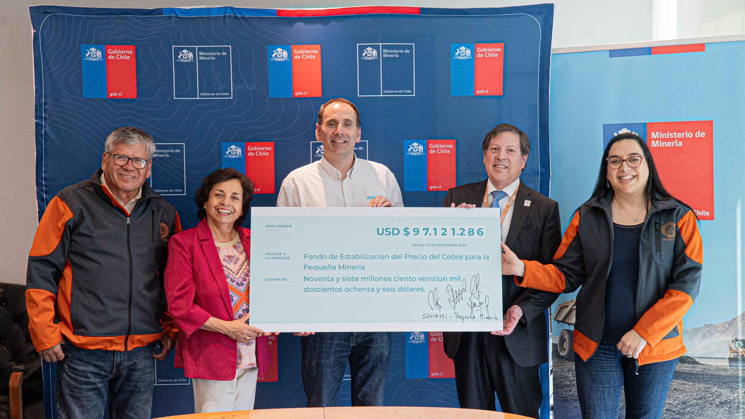 Pequeña minería retorna US$97 millones a ENAMI