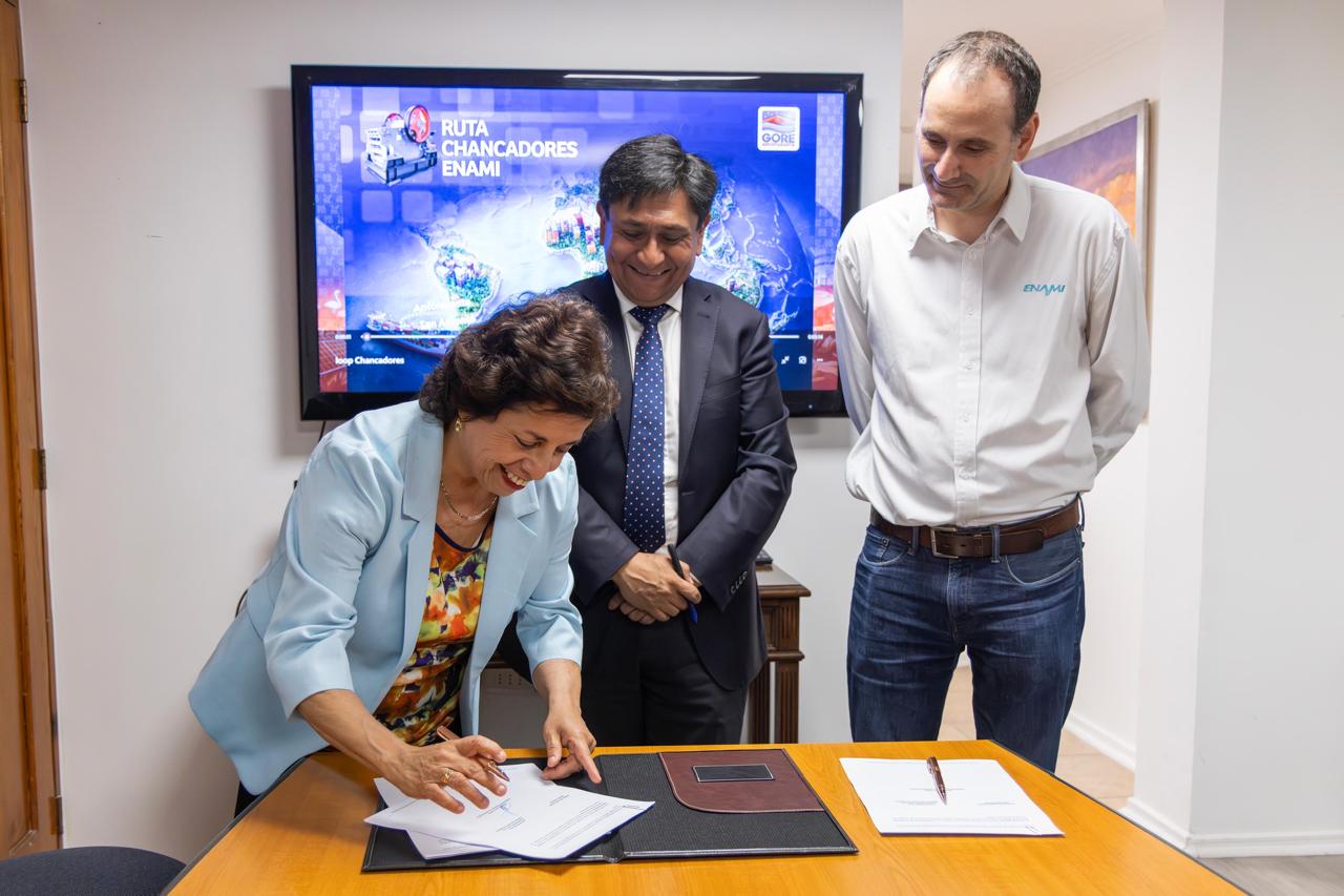 ENAMI y GORE Antofagasta firman convenio por 60 mil millones de pesos