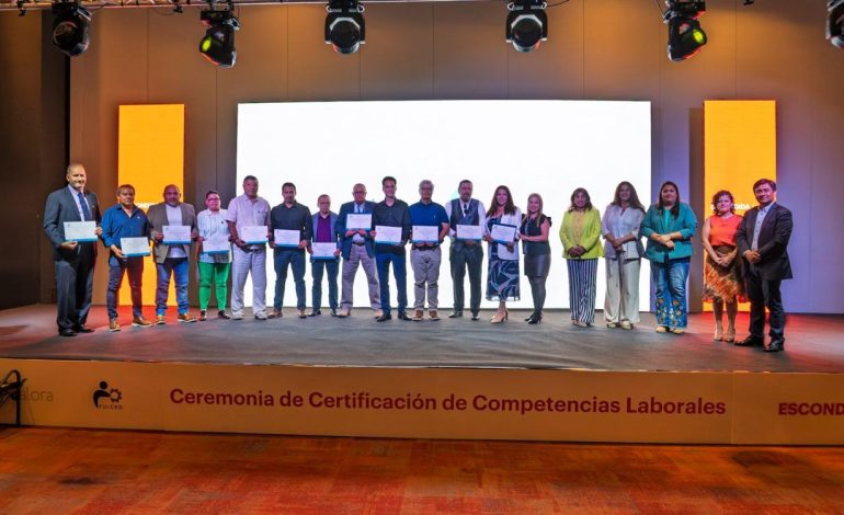 Escondida | BHP y ChileValora superan los 850 trabajadores certificados en competencias laborales