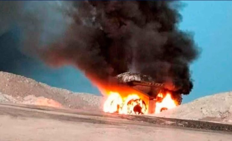 Investigan incendio de CAEX en Ministro Hales