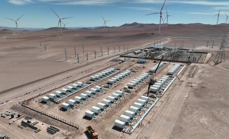 ENGIE avanza en la construcción de su primer sistema de almacenamiento integrado a un parque eólico en Chile