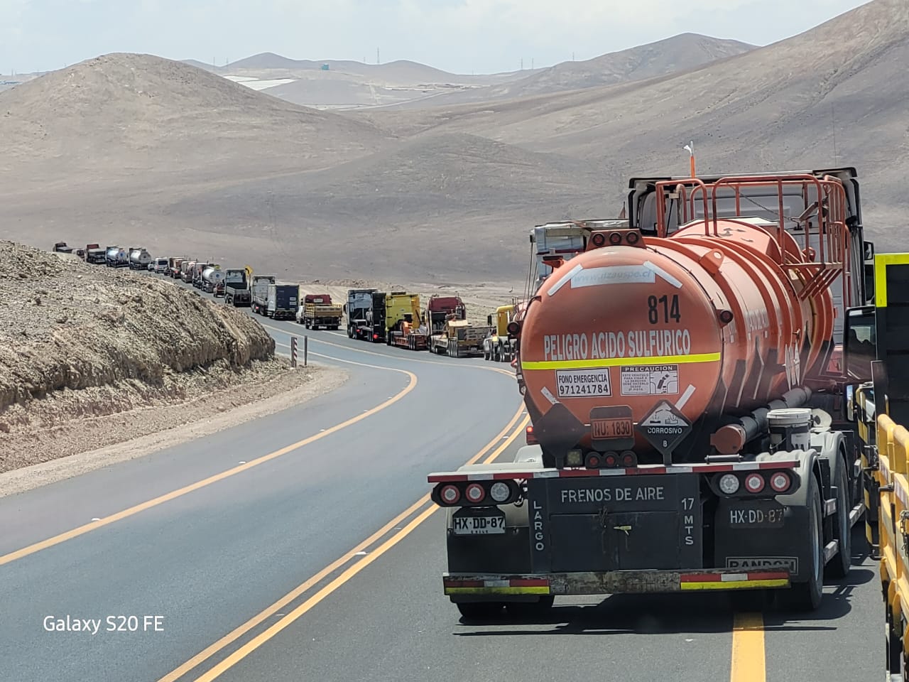 Continúan bloqueos en ruta: sindicato de Finning suma cuarto día en huelga