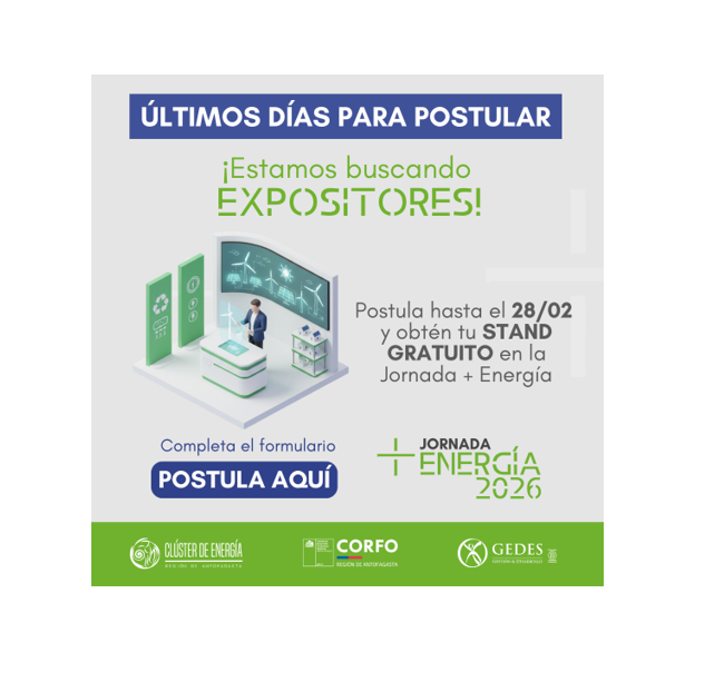 JORNADA+ENERGÍA 2026 Convocará al ecosistema energético regional