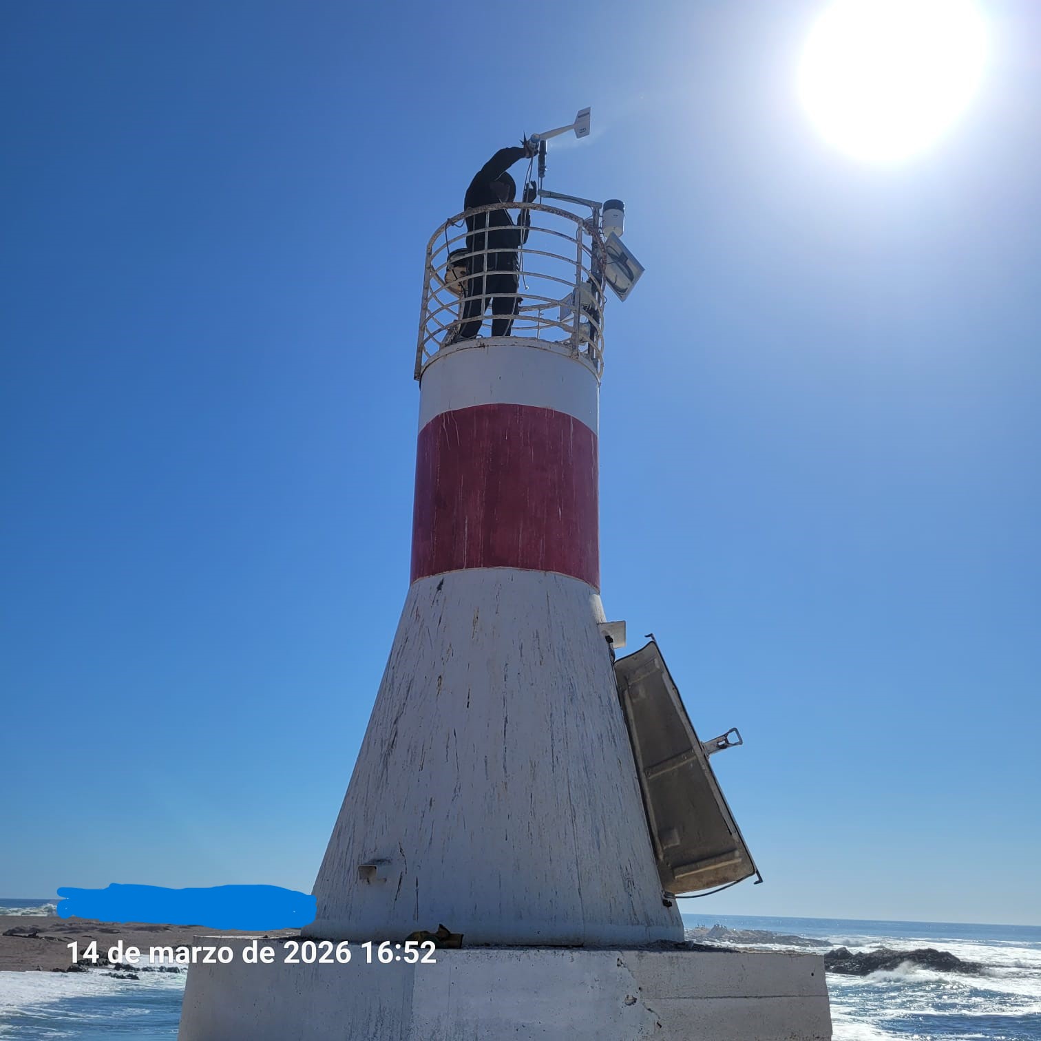 IFOP instala nueva estación meteorológica en Punta Angamos