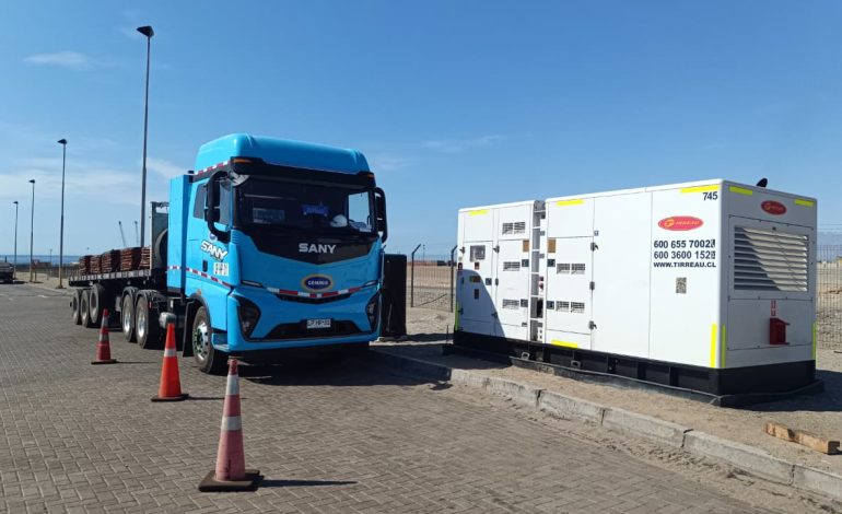 Codelco y SANY realizan exitoso piloto de camión 100% eléctrico en estratégica ruta minera del norte