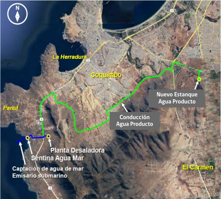 Sacyr Agua se adjudica la primera planta desaladora para consumo humano en la región de Coquimbo