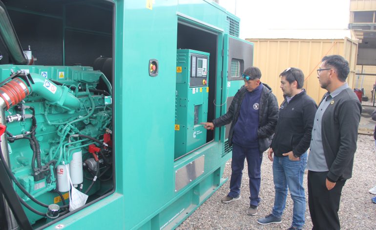 Minera El Abra dona generador que abastecerá al 85% de Ollagüe