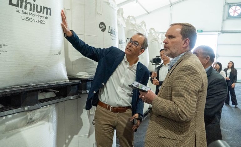 Inauguran en Mejillones el hub de litio de mayor dimensión en el mundo