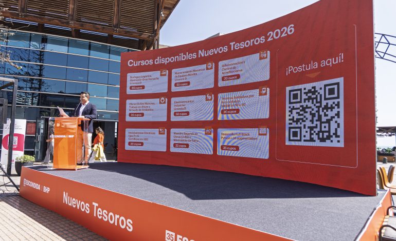 Programa Nuevos Tesoros ofrecerá formación gratuita en 9 oficios para la minería