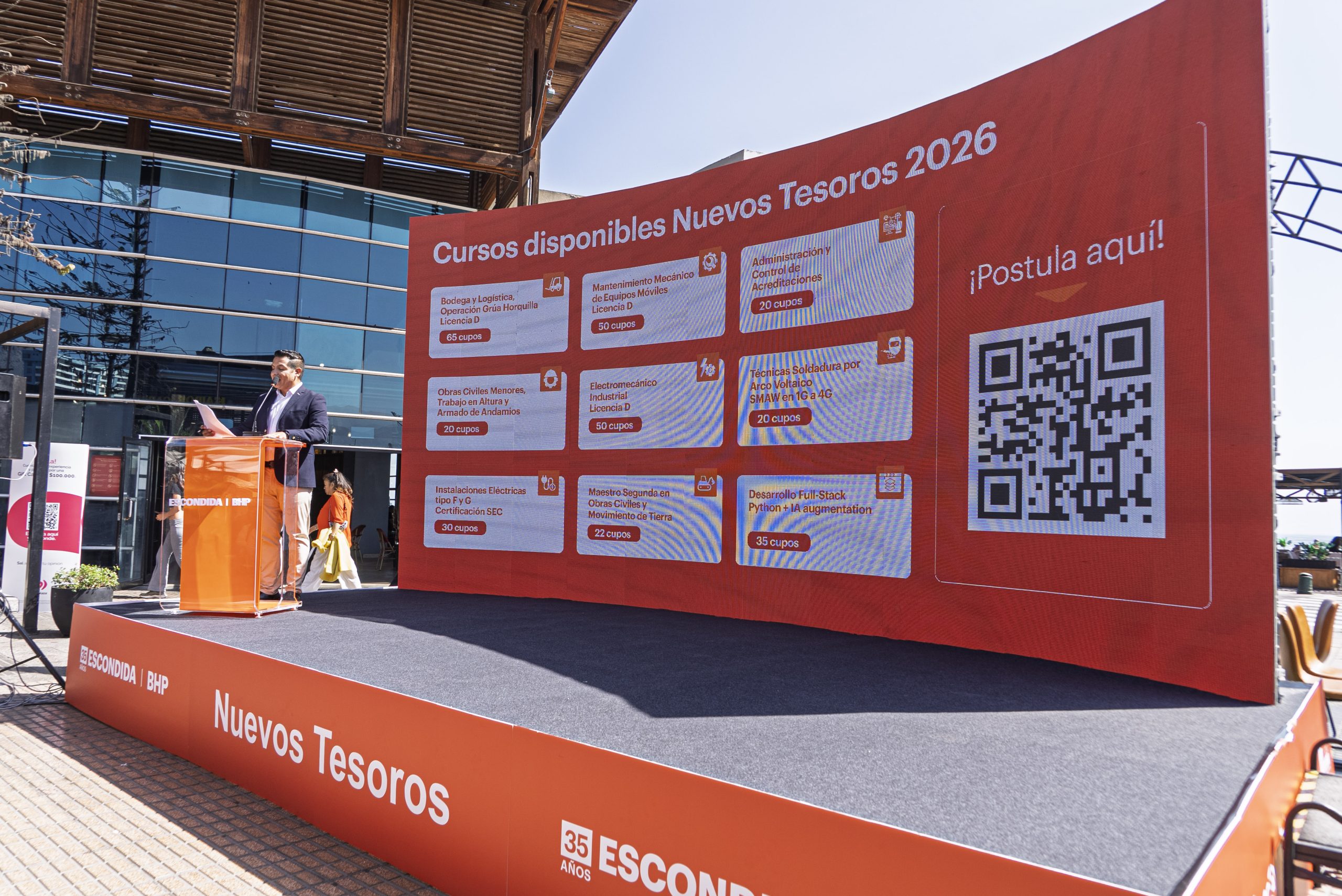 Programa Nuevos Tesoros ofrecerá formación gratuita en 9 oficios para la minería