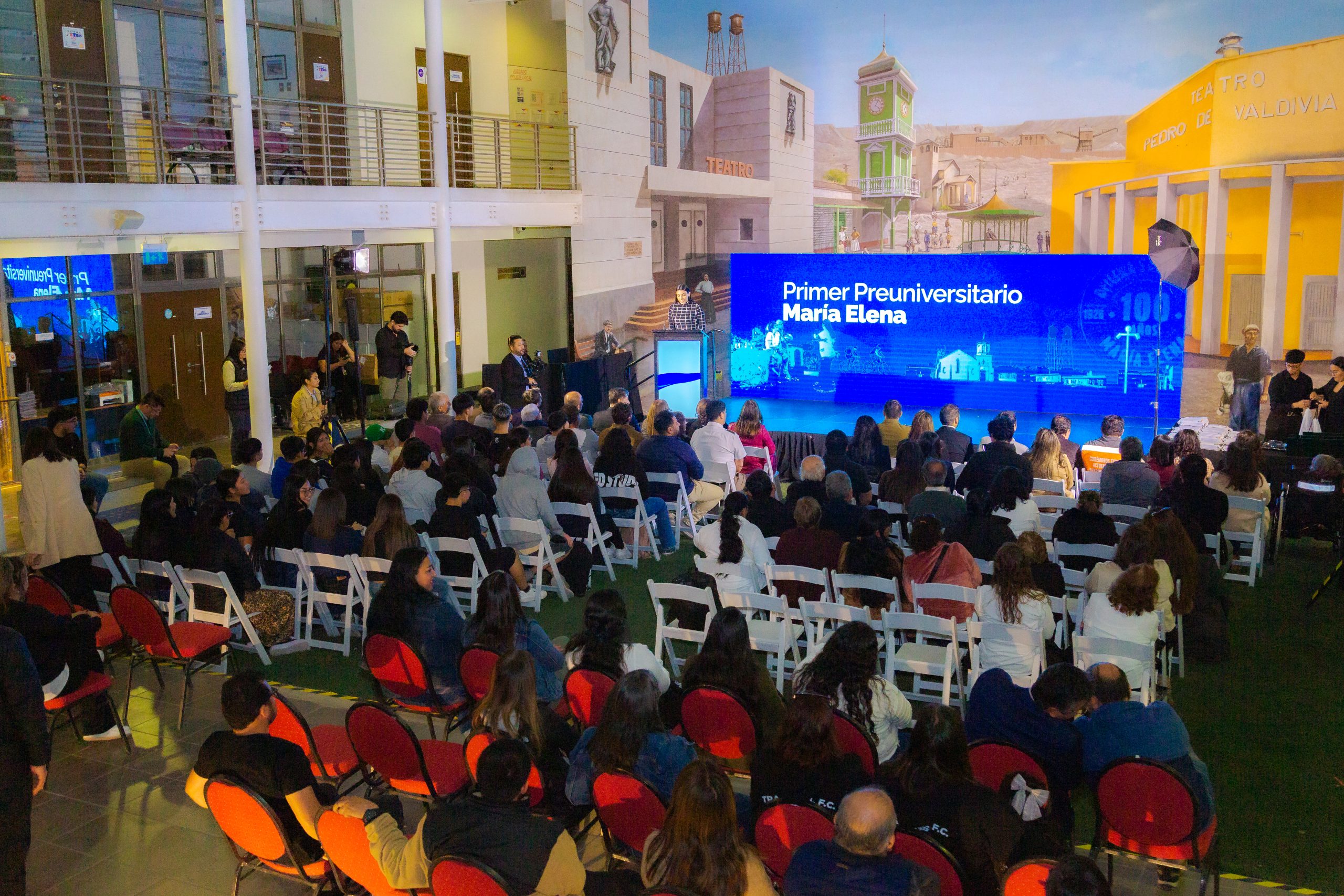 SQM: Primer preuniversitario y moderna televigilancia transformarán la calidad de vida en María Elena